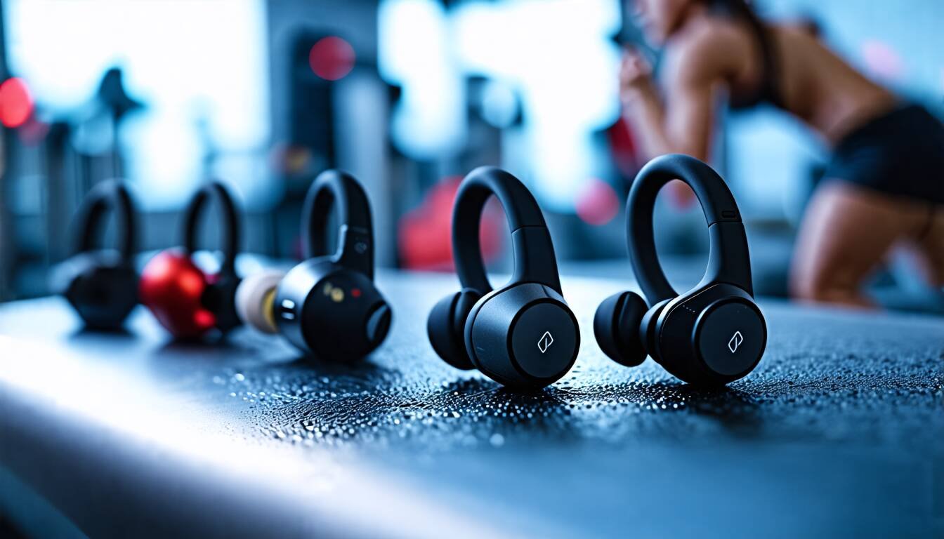Topp 5 bästa gym hörlurar för intensiv träning